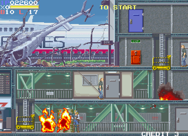 Elevator Action Returns (1994, arcade)