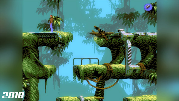 Flashback 25th Anniversary (Switch), version moderne