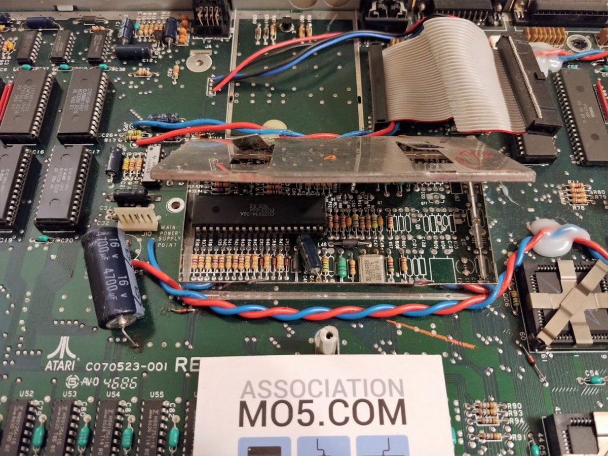Photo du processeur vidéo d'un Atari 1040 STf