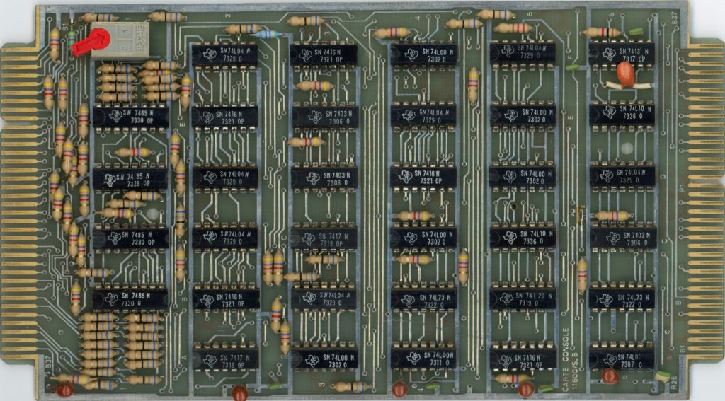 Carte console 11600/S_B : Carte de gestion des LEDs et des switchs du panneau avant